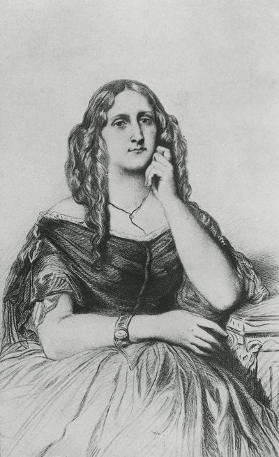 Delphine de Girardin by Andre Adolphe Eugene Disderi